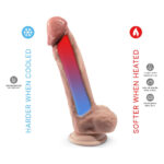 Фалоімітатор SilexD Tomas Premium Real Skin Flesh (9in MODEL 1), ультрареалістик, діаметр 5 см
