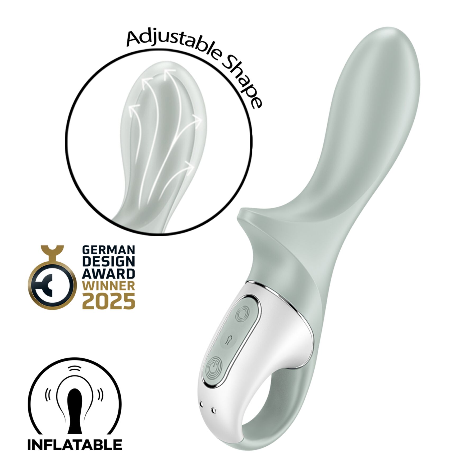 Анальний надувний вібратор Satisfyer Air Pump Booty 3, гнучкий стовбур Анальний надувний вібратор Satisfyer Air Pump Booty 3, гнучкий стовбур
