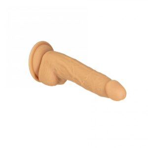 Фалоімітатор Naked Addiction - 8″ Silicone Dual Density Dildo Vanilla, віброкуля в подарунок