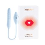 Пульсатор з вакуумним стимулятором KISSTOY Cathy III Light Blue, 5 режимів вакууму, 10 режимів пульсації