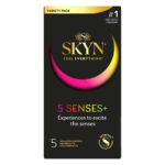 Безлатексні преміум-презервативи SKYN 5 Senses, 5 видів (5 шт)