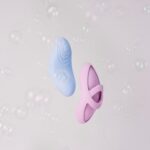 Смарт-вібратор для клітора Svakom Echo 2 Sky Blue, підігрів до 38 °C, знімна насадка на палець