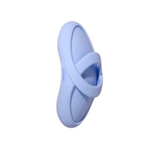 Смарт-вібратор для клітора Svakom Echo 2 Sky Blue, підігрів до 38 °C, знімна насадка на палець