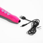 Вібромасажер DOXY Die Cast 3R Hot Pink, перезаряджуваний, металевий корпус