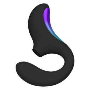 Кліторально-вагінальний звуковий стимулятор LELO Enigma Double Sonic Black