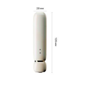 Вакуумний кліторальний стимулятор Zalo Lia Floral White, 3 насадки, 3 режими, різна інтенсивність
