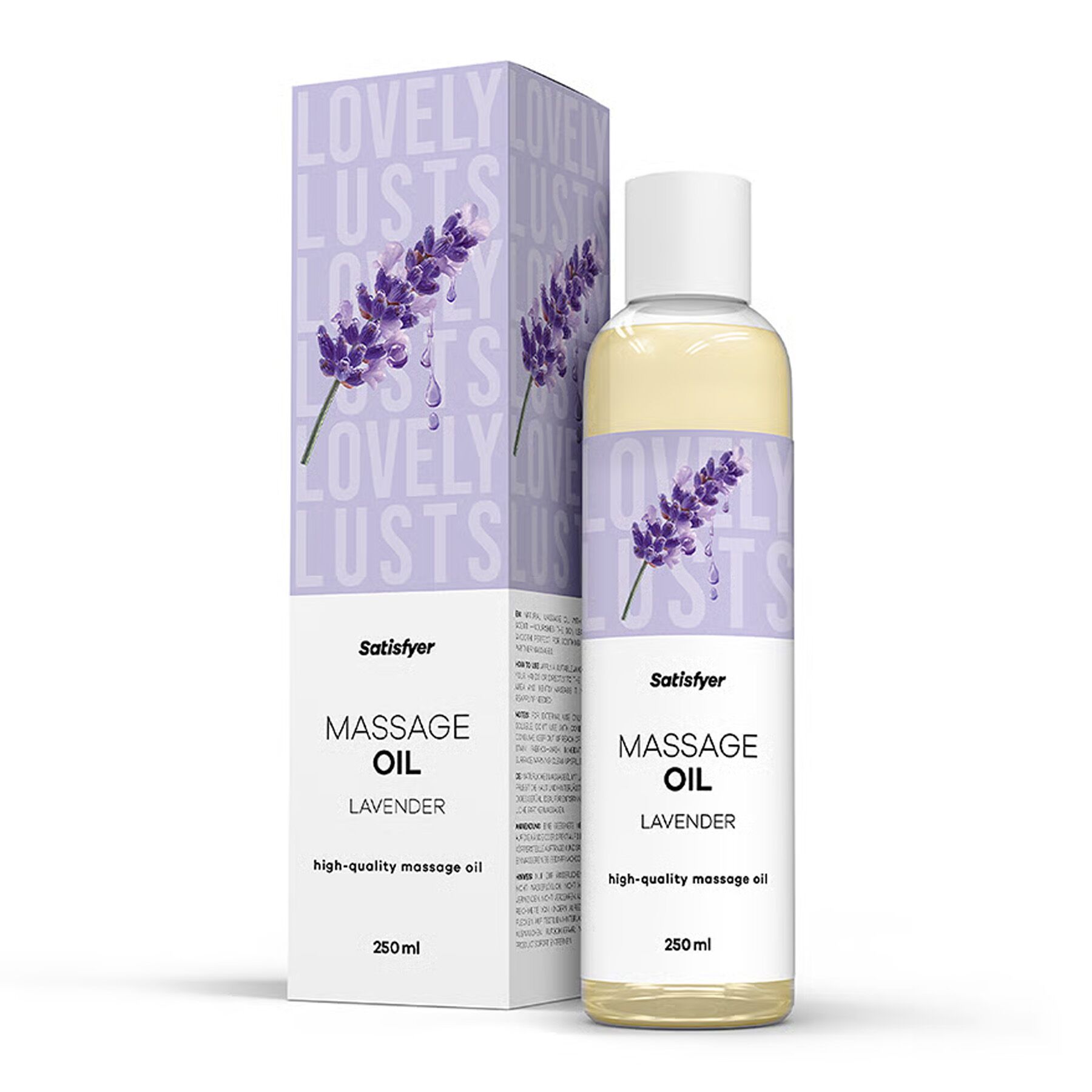 Масажна олія Satisfyer Massage Oil Lavender 250 мл Масажна олія Satisfyer Massage Oil Lavender 250 мл