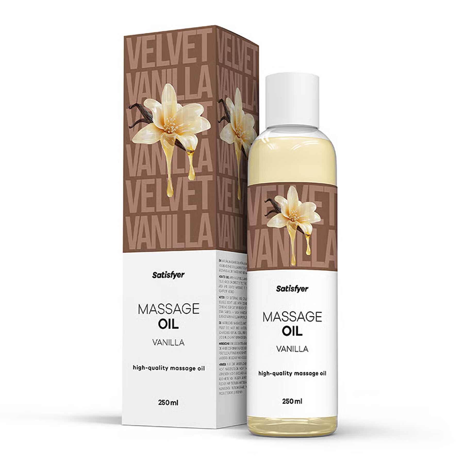 Масажна олія Satisfyer Massage Oil Vanilla 250 мл Масажна олія Satisfyer Massage Oil Vanilla 250 мл