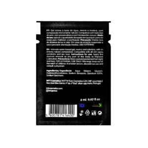 Пробник лубриканта на водній основі Intt My Lube Natural, 2 мл