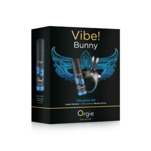 Набір Orgie Vibe Bunny: рідкий вібратор та ерекційне віброкільце