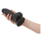Фалоімітатор ADDICTION Ben 7" Dildo With Balls Black, віброкуля в подарунок