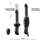 Пульсатор з вібрацією Dorcel Deep Orgasm, 2 незалежні мотори, підігрів до 41 °C, пульт ДК