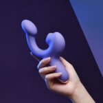 Смарт-вібратор Magic Motion Ponder Purple, подвійна стимуляція, віброяйце+язичок для клітора