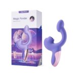 Смарт-вібратор Magic Motion Ponder Purple, подвійна стимуляція, віброяйце+язичок для клітора