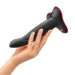 Фалоімітатор Fun Factory LIMBA FLEX M Black, гнучкий, з ефектом пам’яті, підходить для точки G