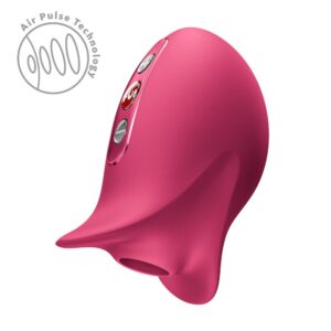 Вакуумний стимулятор Fun Factory Belle Raspberry, 11 режимів роботи, перезаряджуваний