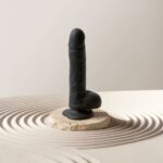 Фалоімітатор з вібрацією та ротацією Strap-On-Me Rotating & Vibrating Realistic Dildo – L – Black