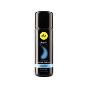 Лубрикант на водній основі pjur Aqua 500 мл, ефект оксамитової шкіри без прилипання