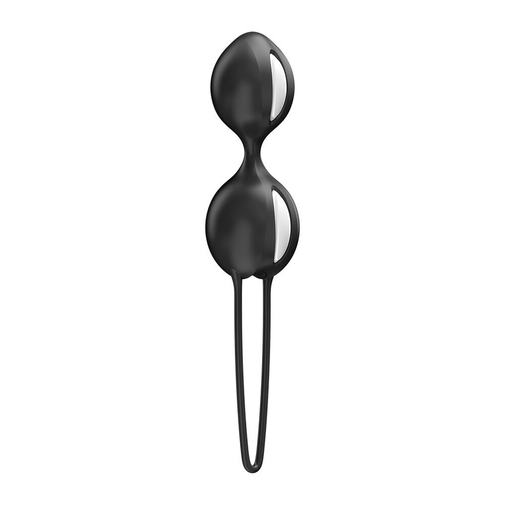 Вагінальні кульки Fun Factory SMARTBALLS DUO Black, 2 шт, діаметр 3,2 та 3,6 см Вагінальні кульки Fun Factory SMARTBALLS DUO Black, 2 шт, діаметр 3,2 та 3,6 см
