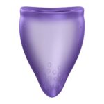 Менструальна чаша Fun Factory FUN CUP SIZE B Black Currant, багаторазова, діаметр 4,3 см, об’єм 30 мл