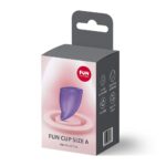 Менструальна чаша Fun Factory FUN CUP SIZE A Black Currant, багаторазова, діаметр 4 см, об’єм 20 мл