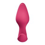 Анальна пробка Fun Factory BOOTIE FEM Raspberry, у вигляді бутона, діаметр 2,9 см, тонкий обмежувач