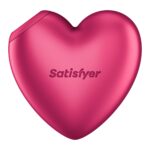 Вакуумний стимулятор-серце з вібрацією Satisfyer Cutie Heart Battery Series