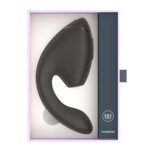 Подвійний вакуумний кліторальний стимулятор з вібрацією Womanizer Next Duo - Black
