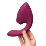 Подвійний вакуумний кліторальний стимулятор з вібрацією Womanizer Next Duo - Dusky Pink