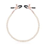 Затискачі для сосків з перлинним ланцюжком Rosy Gold - Nipple Clamps Pearls