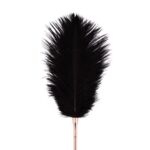 Лоскітка з металевим флогером Rosy Gold - Feather Tickler & Whip