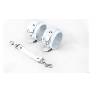 Наручники Feral Feelings - Hand Restraints White, натуральна шкіра