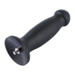Силіконовий фалоімітатор для секс-машин Hismith 7.2" Black Silicone Anal Dildo, система KlicLok