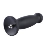 Силіконовий фалоімітатор для секс-машин Hismith 7.2" Black Silicone Anal Dildo, система KlicLok
