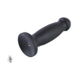 Силіконовий фалоімітатор для секс-машин Hismith 7.2" Black Silicone Anal Dildo, система KlicLok