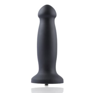 Силіконовий фалоімітатор для секс-машин Hismith 7.2" Black Silicone Anal Dildo, система KlicLok
