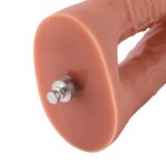 Подвійний фалоімітатор для секс-машин Hismith Silicone Double Penetrator Dildo, система KlicLok