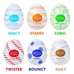Мастурбатор-яйце Tenga Egg Cubic