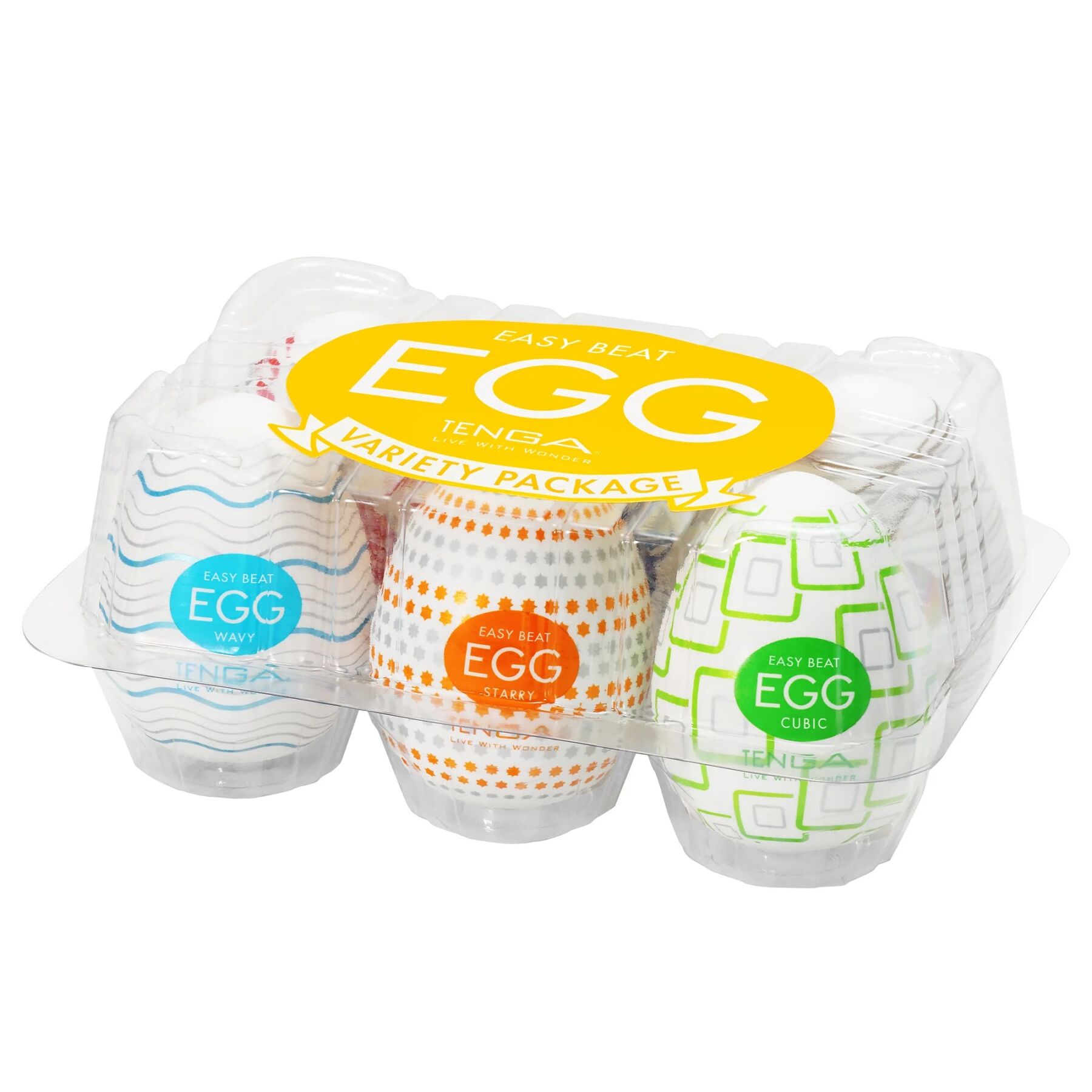 Набір мастурбаторів-яєць Tenga Egg Variety Pack - Standard (6 шт) Набір мастурбаторів-яєць Tenga Egg Variety Pack - Standard (6 шт)