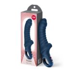 Вібратор для точки G Fun Factory TIGER Nightblue, ребристий, підходить для анальної стимуляції