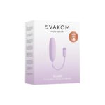 Смарт-віброяйце Svakom Plume Pastel Lilac, 2 мотори, м’який кінчик для стимуляції клітора