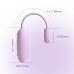 Смарт-віброяйце Svakom Plume Pastel Lilac, 2 мотори, м’який кінчик для стимуляції клітора