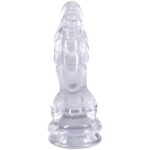 Фентезійний фалоімітатор Doc Johnson Crystal Jellies - Invader Dong 8.5 Inch - Clear