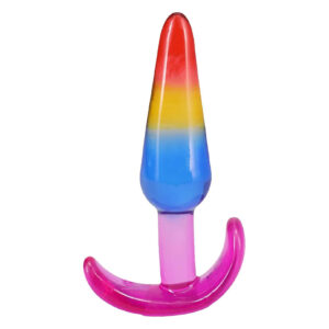 Набір анальних пробок Doc Johnson Crystal Jellies - Anal Trainer Set - Rainbow