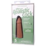 Фалоімітатор Doc Johnson The Realistic Cock ULTRASKYN - 5 Inch Caramel