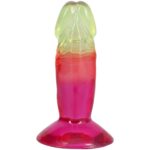 Фалоімітатор Doc Johnson Crystal Jellies - 4.5 Inch Classic Dong - Rainbow