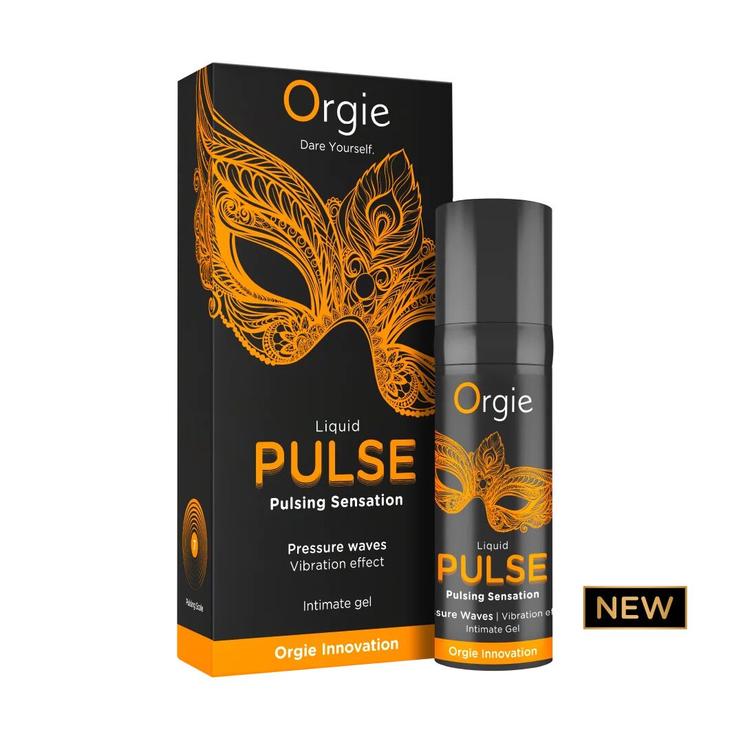Смоктайзер для клітора Orgie Liquid Pulse 15 мл, вкус Ice Caramel, гель з ефектом посмоктування Смоктайзер для клітора Orgie Liquid Pulse 15 мл, вкус Ice Caramel, гель з ефектом посмоктування
