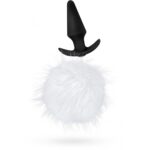 Анальна пробка з помпоном POM PLUGS FUR POM Pom WHITE