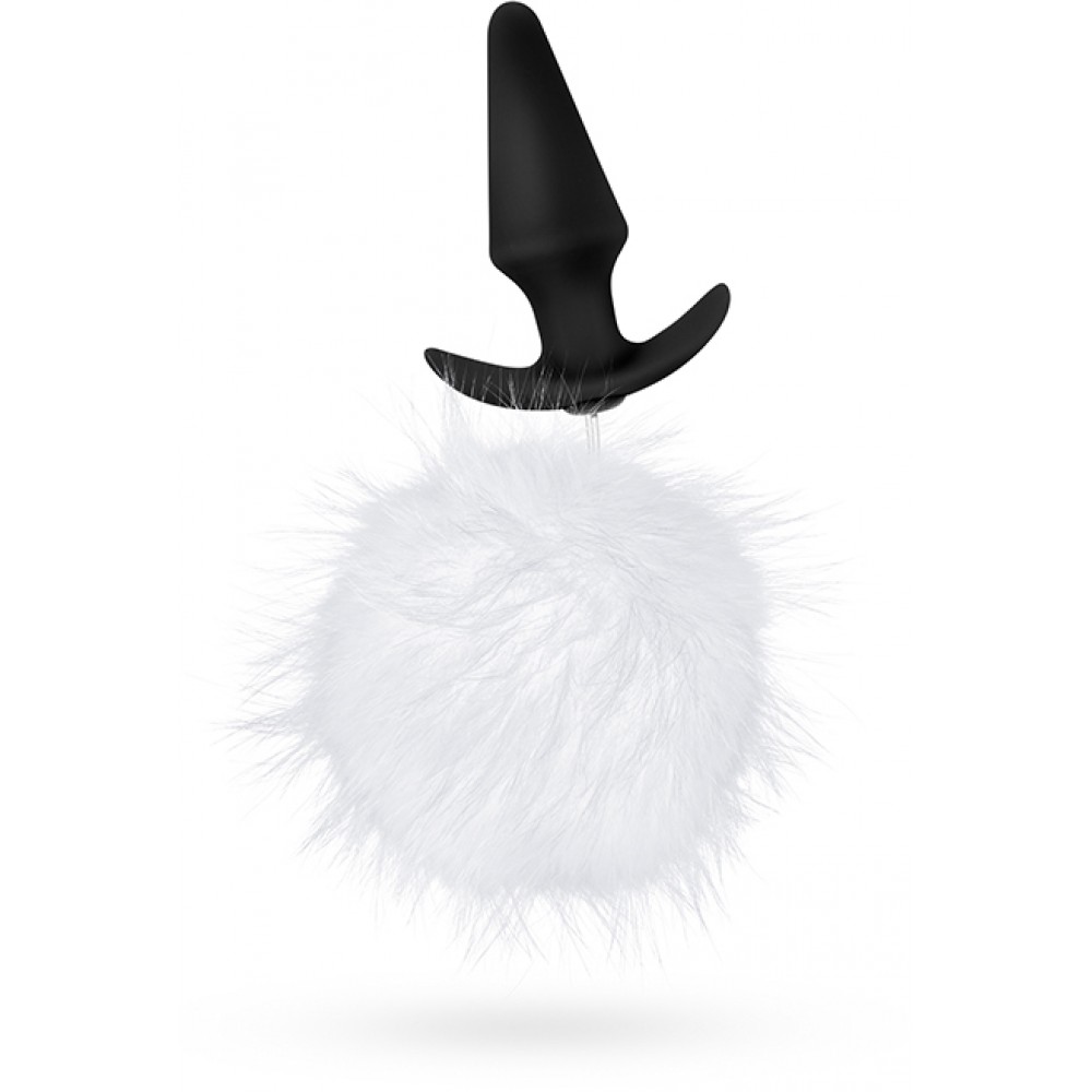 Анальна пробка з помпоном POM PLUGS FUR POM Pom WHITE Анальна пробка з помпоном POM PLUGS FUR POM Pom WHITE