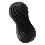 Мастурбатор Tenga Flex Rocky Black зі змінною інтенсивністю, можна скручувати